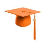 Kindercare Cap & Tassel - Matte - Orange
