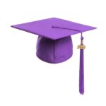 Kindercare Cap & Tassel - Matte - Purple