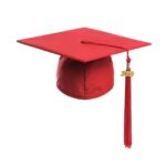 Kindercare Cap & Tassel - Matte - Red